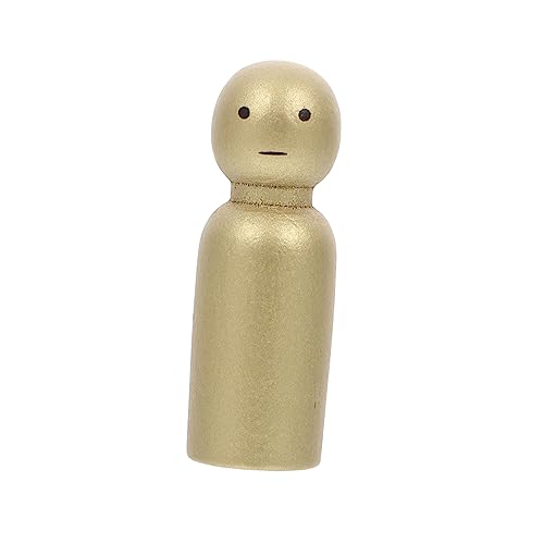 JUMPLAWN Mini Hölzerne Puppendekoration Sandtisch Verzierung Biegepuppen für Micro Garten DIY Geschenkaccessoire Kreative Miniaturdeko für Puppenhaus von JUMPLAWN