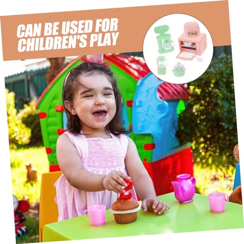 JUMPLAWN Mini Küchenzubehör Puppenhaus Realistische Miniatur Küchengeräte Juicer Reiskocher Backofen Leichtes Langlebiges Material für Puppenhaus Dekoration und von JUMPLAWN