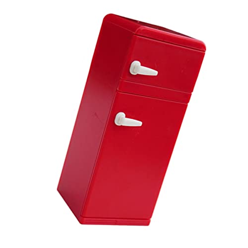JUMPLAWN Mini Kühlschrank für Nachahmungs Küchenspielzeug für Jungen und Mädchen Fördert Kreatives und Interaktion Perfektes Zubehör für Puppenhäuser und Miniaturküchen JUMPLAWN Mini Kühlschrank für Nachahmungs Küchenspielzeug für Jungen und Mädchen Fördert Kreatives und Interaktion Perfektes Zubehör für Puppenhäuser und Miniaturküchen von JUMPLAWN