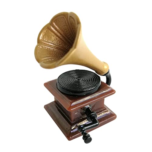 JUMPLAWN Mini- Mini-Hausspielzeug für Miniatur-Phonographenmodell Mini-Phonographenmodell Mini-Phonograph- Mini House Decor Harz Light Brown JUMPLAWN Mini- Mini-Hausspielzeug für Miniatur-Phonographenmodell Mini-Phonographenmodell Mini-Phonograph- Mini House Decor Harz Light Brown von JUMPLAWN