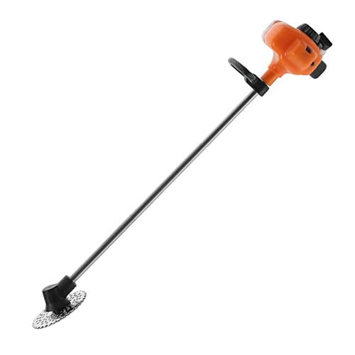 JUMPLAWN Mini -Rasenmähermodell Miniaturen -Rasenmäher Rasenmäher winzig klein Puppenhaus Mini-Rasenmäher Modell Mini-Mäher Miniatur-Mäher PVC Orange von JUMPLAWN