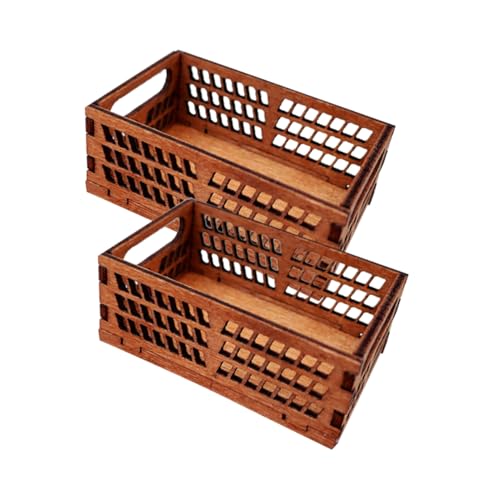 JUMPLAWN Miniatur Aufbewahrungsboxen Für Puppenhaus Dekorative Mini Kisten Zur Gestaltung Von Mikroszenen Und Miniaturverzierungen Für Modelle Und Sammlungen von JUMPLAWN