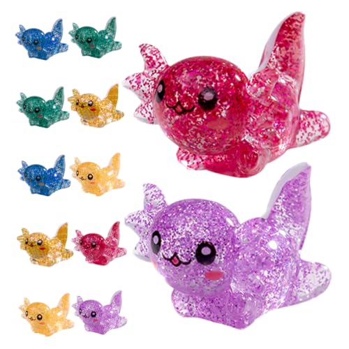 JUMPLAWN Miniatur Axolotl Figuren Für Aquarien Und DIY Projekte Bunte Dekorationen Für Puppenhäuser Und Wasserthemen Partys Für Kreative Bastelarbeiten JUMPLAWN Miniatur Axolotl Figuren Für Aquarien Und DIY Projekte Bunte Dekorationen Für Puppenhäuser Und Wasserthemen Partys Für Kreative Bastelarbeiten von JUMPLAWN