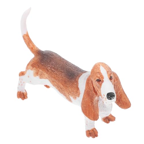 JUMPLAWN Miniatur-Basset-Hund-schmuck, Welpen-Ornament, Basset-Hund-Figur, Modell JUMPLAWN Miniatur-Basset-Hund-schmuck, Welpen-Ornament, Basset-Hund-Figur, Modell von JUMPLAWN