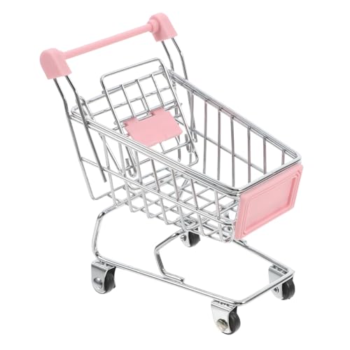 JUMPLAWN Kleiner Einkaufswagen Spielzeug für Kleinkinder Stabiler Supermarktwagen aus Metall Niedliches Handwagen für Puppenhaus und Spielzeugaufbewahrung JUMPLAWN Kleiner Einkaufswagen Spielzeug für Kleinkinder Stabiler Supermarktwagen aus Metall Niedliches Handwagen für Puppenhaus und Spielzeugaufbewahrung von JUMPLAWN