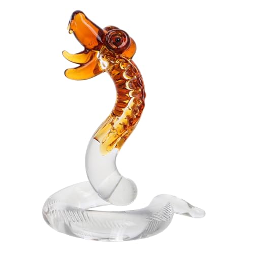 JUMPLAWN Miniatur Glasfigur Königskobra Empfindliche Dekoration Für Zuhause Glaskunst Handgefertigt Snake Statue Für Wohnzimmer JUMPLAWN Miniatur Glasfigur Königskobra Empfindliche Dekoration Für Zuhause Glaskunst Handgefertigt Snake Statue Für Wohnzimmer von JUMPLAWN