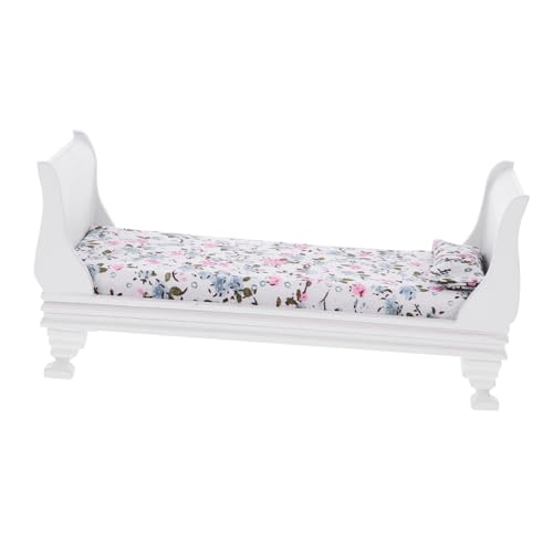 JUMPLAWN Miniatur Holz Puppenbett Für Puppenhaus Retro Einzelbett Aus Holz Im Farbton Kastanie Ideales Zubehör Für DIY Miniatur Puppenhaus Szenen Puppenmöbel Für Kinderzimmer JUMPLAWN Miniatur Holz Puppenbett Für Puppenhaus Retro Einzelbett Aus Holz Im Farbton Kastanie Ideales Zubehör Für DIY Miniatur Puppenhaus Szenen Puppenmöbel Für Kinderzimmer von JUMPLAWN