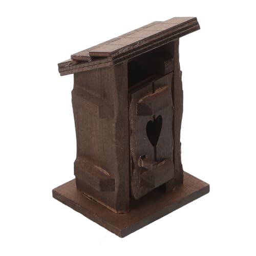 JUMPLAWN Miniatur Puppenhaus Badezimmer Zubehör DIY Holz Toilette für Feengarten Garten Vielfältige Szenen Robustes Handwerk Kreative Gestaltungsmöglichkeiten Authentische JUMPLAWN Miniatur Puppenhaus Badezimmer Zubehör DIY Holz Toilette für Feengarten Garten Vielfältige Szenen Robustes Handwerk Kreative Gestaltungsmöglichkeiten Authentische von JUMPLAWN
