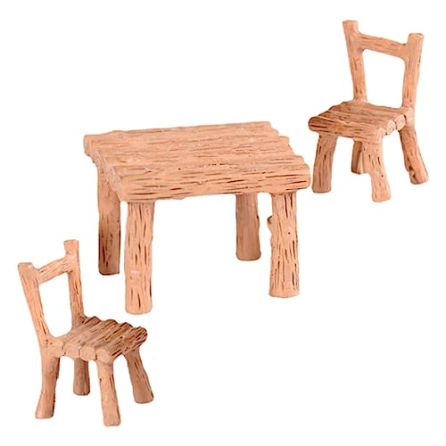 JUMPLAWN Miniatur Puppenhaus Möbel Set Teiliges Resin Tisch und Stuhl Modell Realistische Puppenhaus Zubehör Dekorativ Glatte Oberfläche für Miniatur Haus Kreative Spieldekoration JUMPLAWN Miniatur Puppenhaus Möbel Set Teiliges Resin Tisch und Stuhl Modell Realistische Puppenhaus Zubehör Dekorativ Glatte Oberfläche für Miniatur Haus Kreative Spieldekoration von JUMPLAWN