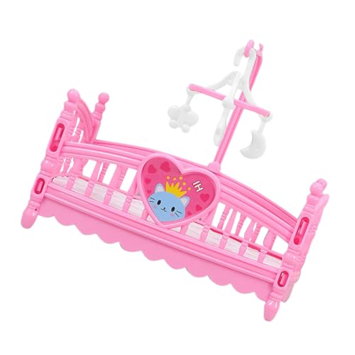JUMPLAWN Miniatur Puppenhaus Möbelset Babypuppen Kinderbett Set DIY Handgemachtes Zubehör Für Mini Hausbausatz Schlafzimmer Dekoration Für Puppenhäuser JUMPLAWN Miniatur Puppenhaus Möbelset Babypuppen Kinderbett Set DIY Handgemachtes Zubehör Für Mini Hausbausatz Schlafzimmer Dekoration Für Puppenhäuser von JUMPLAWN