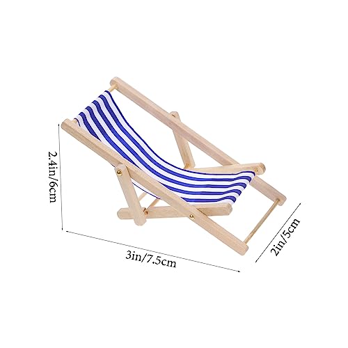 JUMPLAWN Miniatur Puppenhaus Strandmöbel aus Holz Mini Strandliegen mit Streifenmuster Kleiner Tisch und Mini Weingläser Robuste Miniatur Deko für Puppenhaus und Fotografie Modelle JUMPLAWN Miniatur Puppenhaus Strandmöbel aus Holz Mini Strandliegen mit Streifenmuster Kleiner Tisch und Mini Weingläser Robuste Miniatur Deko für Puppenhaus und Fotografie Modelle von JUMPLAWN