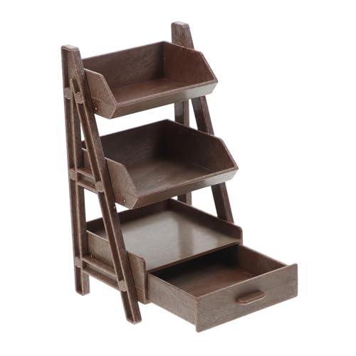 JUMPLAWN Miniatur Regal aus Kunststoff Tragbar und Leicht für Puppenhaus Zubehör und Miniatur Pflanzen Kreatives Display für Mini Bücher und Dekoration JUMPLAWN Miniatur Regal aus Kunststoff Tragbar und Leicht für Puppenhaus Zubehör und Miniatur Pflanzen Kreatives Display für Mini Bücher und Dekoration von JUMPLAWN