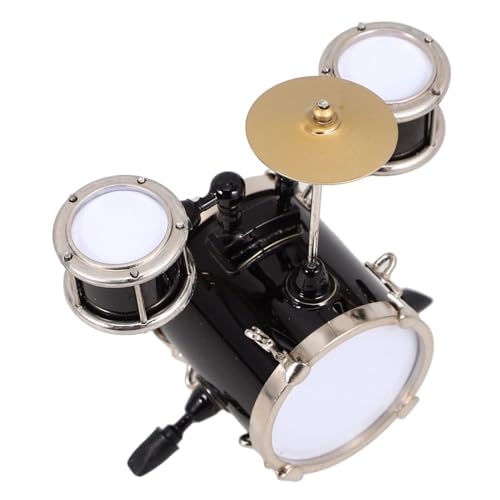 JUMPLAWN Miniatur Schlagzeug Modell Für Puppenhaus Musikinstrument Deko Zubehör Mini Drum Aus Leicht Und Stabil Für Kreative Szenen JUMPLAWN Miniatur Schlagzeug Modell Für Puppenhaus Musikinstrument Deko Zubehör Mini Drum Aus Leicht Und Stabil Für Kreative Szenen von JUMPLAWN