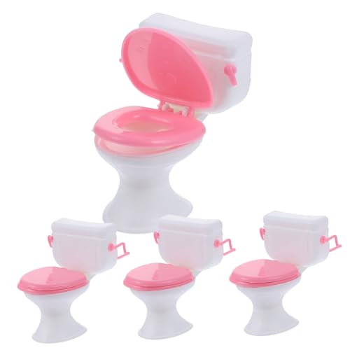 JUMPLAWN Miniatur Wc Dekoration Für Puppenhaus Realistische Mini Toiletten Modelle Ca Miniaturspielzeug Für Kreatives Und Dekorieren von JUMPLAWN