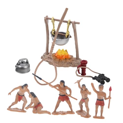 JUMPLAWN Miniature Primitive People Set Teiliges Outdoor Camping mit Kreativen Figuren und Deko für Gartenpartys JUMPLAWN Miniature Primitive People Set Teiliges Outdoor Camping mit Kreativen Figuren und Deko für Gartenpartys von JUMPLAWN