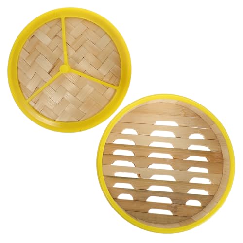 JUMPLAWN Miniaturer Küchen Dampfgarer Modell Kreative Dekoration für Zuhause Realistische Dampfgarer für Party Props und Schaufenster mit Deckel für Festlichkeiten und Vielseitige von JUMPLAWN