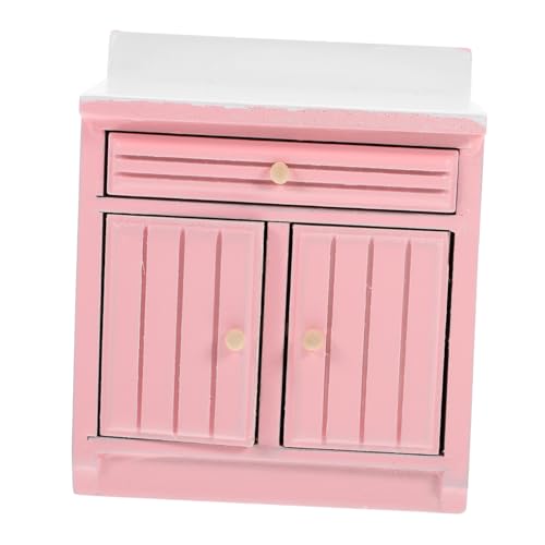 JUMPLAWN Miniaturschrank Modell Holz Mini Schrank Dekoration Miniatur Küchenmöbel von JUMPLAWN