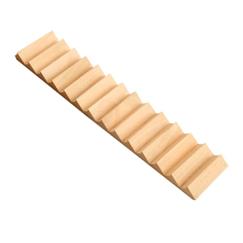 JUMPLAWN Miniaturtreppe Aus Holz Im Maßstab 1:12, Puppenhausmöbel, DIY, Unbemalt, Mini-haustreppe, Holzwangenstufen, Modell Für Mikrolandschaften von JUMPLAWN