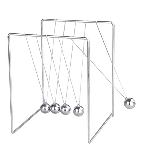 JUMPLAWN Newton Kinetisches Bewegungsspielzeug für Schreibtisch Quadratisch aus für Heimdekoration und Experimente von JUMPLAWN
