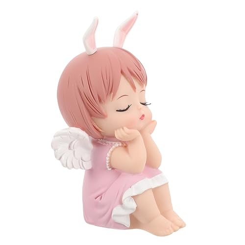 JUMPLAWN Niedlicher Angel Cake Topper für Geburtstagskuchen Langlebige Cartoon Torten Deko Kreative Kuchenaufsatz Dekoration für Party Tisch und Regal Geeignet von JUMPLAWN