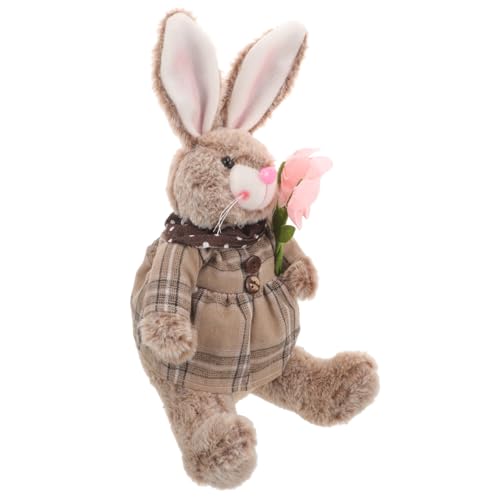 JUMPLAWN Osterhase Puppe Frühlingsdeko Ausgestopfter Hase Weiches Gefülltes Tier Osterparty Gefallen Cartoon-tierspielzeug Ausgestopftes Kaninchen Hasenspielzeug Für Hase Stoff JUMPLAWN Osterhase Puppe Frühlingsdeko Ausgestopfter Hase Weiches Gefülltes Tier Osterparty Gefallen Cartoon-tierspielzeug Ausgestopftes Kaninchen Hasenspielzeug Für Hase Stoff von JUMPLAWN
