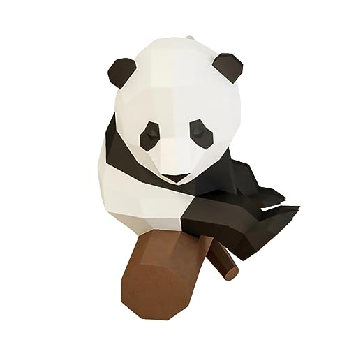 JUMPLAWN Papiermodell Sitzender Panda Geometrisches Origami Stereoskopische Dekoration Bastelspielzeug für Erwachsene Festival Party Wohnzimmer JUMPLAWN Papiermodell Sitzender Panda Geometrisches Origami Stereoskopische Dekoration Bastelspielzeug für Erwachsene Festival Party Wohnzimmer von JUMPLAWN