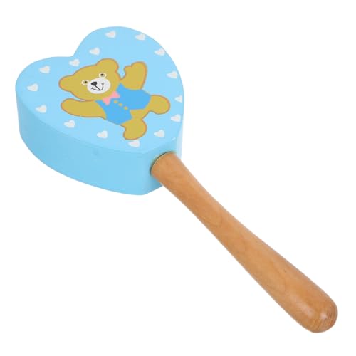 JUMPLAWN Maraca-Instrument Aus Holz Für Kleinkinder – Musikspielzeug Für Kinder Rassel-Shaker Sensorikspielzeug Baby-Musik-Shaker von JUMPLAWN
