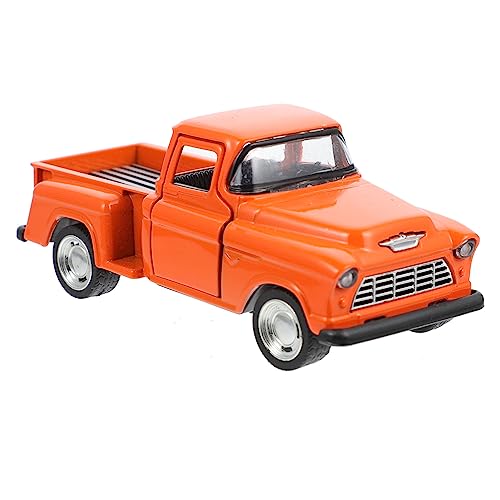 JUMPLAWN Pickup-Truck-Modell Spielzeuglastwagen Auto LKW Klein Geländewagen-Modell Geländewagenmodell Orange Legierung von JUMPLAWN