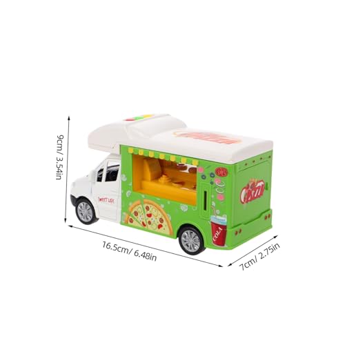 JUMPLAWN Pizzawagen aus Langlebigem Kunststoff Realistisches Design Vielseitig Einsetzbar für Kreative Rollenspiele Fördert Feinmotorik und Fantasie Geeignet für Frühe Bildung und von JUMPLAWN