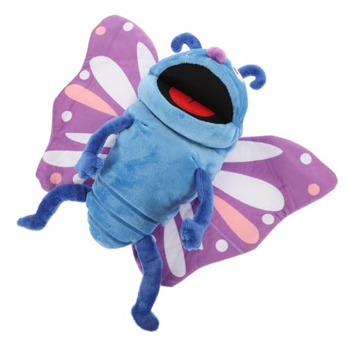 JUMPLAWN Plüsch Handpuppe Schmetterling Interaktive Tierspielzeug Puppen für Geschichten Erzählen für Kindergarten und Zuhause Hochwertige Verarbeitung von JUMPLAWN