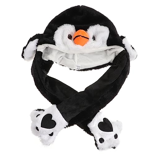 JUMPLAWN Plüsch Tiermütze mit Beweglichen Lustige Hasenohren Mütze für Partys Festivals und Wetter für Tolle Fotomomente von JUMPLAWN