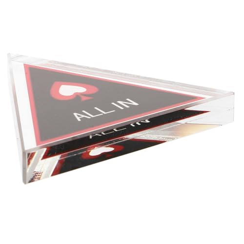 JUMPLAWN Poker Dealer Button Chip Robustes Pokerzubehör für Spannende Spiele für Poker und Kartenspiele Praktische und Glatte Kanten für Spielabende von JUMPLAWN