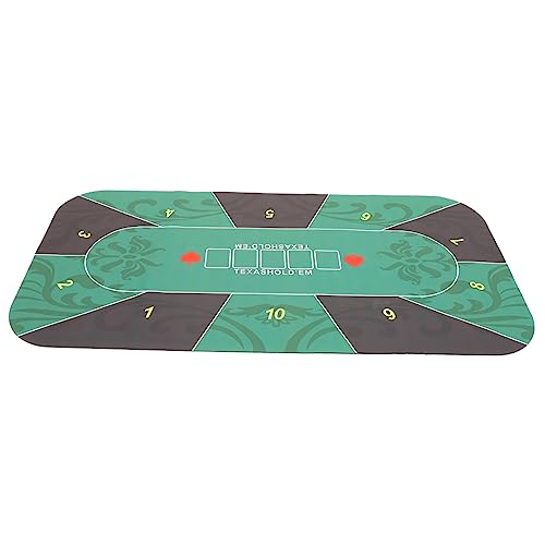 JUMPLAWN Pokermatte aus rutschfeste Tischabdeckung für Home Desktop Personen Spieltisch für Pokerturniere und Brettspiele mit Dekorativem Musterdesign von JUMPLAWN