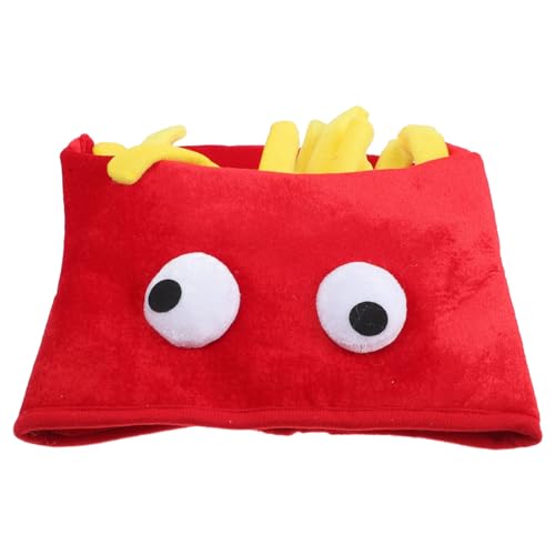JUMPLAWN Pommes-frites-auftritt Neuartiger Essenshut Lustige Party-kopfbedeckung Für Karneval Cosplay Halloween Foto Partygeschenk JUMPLAWN Pommes-frites-auftritt Neuartiger Essenshut Lustige Party-kopfbedeckung Für Karneval Cosplay Halloween Foto Partygeschenk von JUMPLAWN