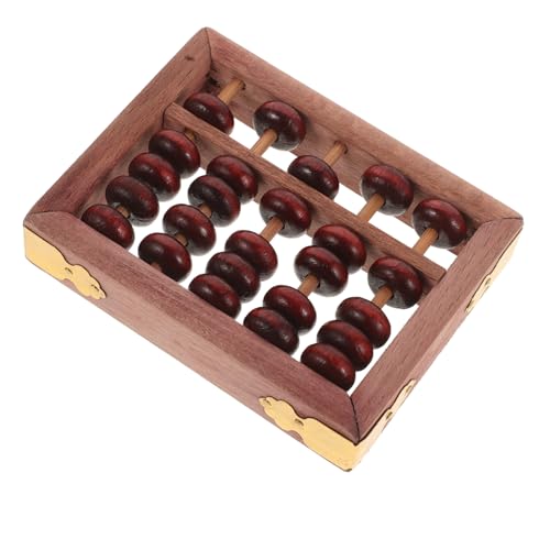 JUMPLAWN Professioneller Holz für Vintage Design Tragbar zum Zählen Lernen aus Buchenholz Perfektes für Vorschulkinder und Mathe Lernende von JUMPLAWN