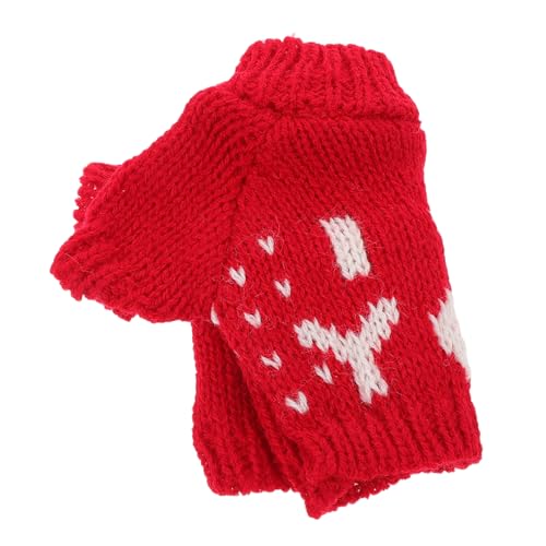 JUMPLAWN Bärchen Outfit Weicher Gestrickter Pullover Für Große Stofftiere Anpassbare Kleidung Für Teddybären Und Puppen Für -projekte Und Festliche Anlässe Kreatives Zubehör Rot Mit JUMPLAWN Bärchen Outfit Weicher Gestrickter Pullover Für Große Stofftiere Anpassbare Kleidung Für Teddybären Und Puppen Für -projekte Und Festliche Anlässe Kreatives Zubehör Rot Mit von JUMPLAWN