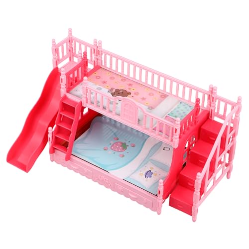 JUMPLAWN Puppen Etagenbett Puppenzubehör Etagenbetten Für Mini Schmuck Etagenbett Für Puppen Mini Zubehör Mini Möbel Modell Puppenhaus Möbel Miniatur Möbel Kits Pink Abs JUMPLAWN Puppen Etagenbett Puppenzubehör Etagenbetten Für Mini Schmuck Etagenbett Für Puppen Mini Zubehör Mini Möbel Modell Puppenhaus Möbel Miniatur Möbel Kits Pink Abs von JUMPLAWN