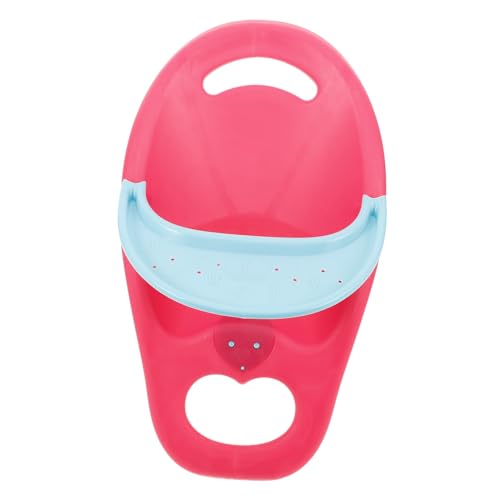 JUMPLAWN Puppenhaus Dekorationen Babypuppe Puppenhausmöbel Puppenhaus Loungesessel Puppenhochstuhl Puppen Esszimmerstuhl Puppenhochstuhl Miniaturmöbel Miniaturstuhl Babybett Kunststoff von JUMPLAWN