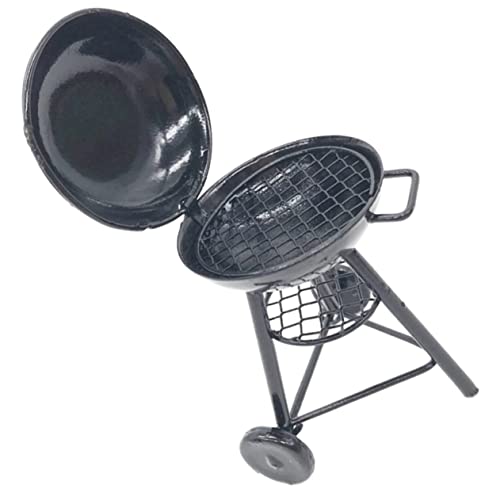 JUMPLAWN Puppenhaus Grill Modell Küche Spiel Requisite Simulierter Grill Miniatur Grill Mini Grill Miniatur Grillwerkzeug Kleiner Grill Mini Kleines Barbecue von JUMPLAWN
