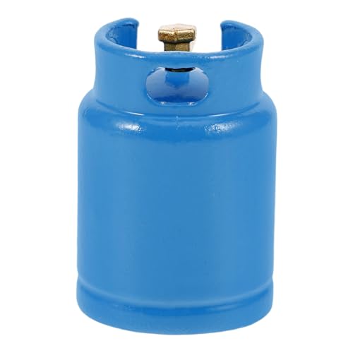 JUMPLAWN Puppenhaus-Küchenzubehör Miniatur Puppenhäuser Mini-Essen Puppenhaus Küchengeräte Puppenhaus-Accessoires Kochspiel in der Küche Mini-Hausküchengeschirr Legierung Blue von JUMPLAWN