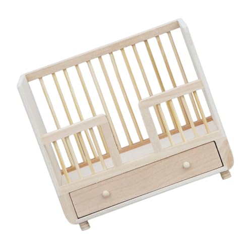 JUMPLAWN Puppenhaus Miniatur Möbel Holz Puppenbett Für Miniaturbett Aus Holz Für Puppenhaus Für Kreatives Und Dekoration JUMPLAWN Puppenhaus Miniatur Möbel Holz Puppenbett Für Miniaturbett Aus Holz Für Puppenhaus Für Kreatives Und Dekoration von JUMPLAWN