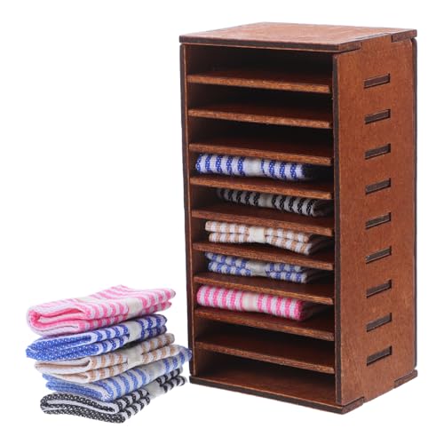 JUMPLAWN Miniatur Side Cabinet Maßstab Puppenhaus Möbel Realistische Aufbewahrung Für Junge Mädchen Spielzeug Charmante Dekoration Für Wohnräume Und Miniaturszenen JUMPLAWN Miniatur Side Cabinet Maßstab Puppenhaus Möbel Realistische Aufbewahrung Für Junge Mädchen Spielzeug Charmante Dekoration Für Wohnräume Und Miniaturszenen von JUMPLAWN