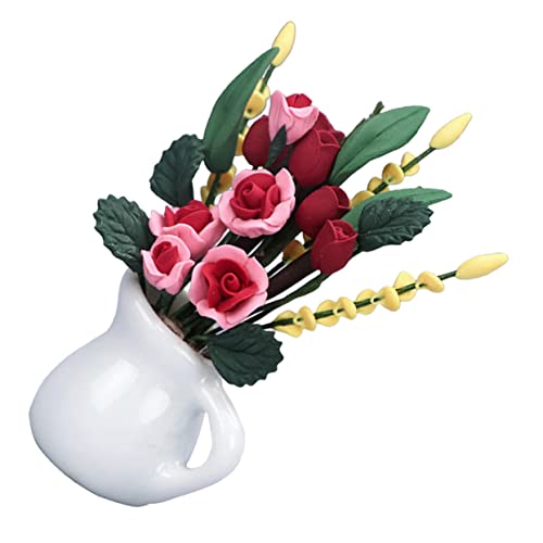 JUMPLAWN Puppenhaus Zubehör Realistische Blumen Dekoration Pretend Play Miniatur Accessoires Für Kreatives JUMPLAWN Puppenhaus Zubehör Realistische Blumen Dekoration Pretend Play Miniatur Accessoires Für Kreatives von JUMPLAWN