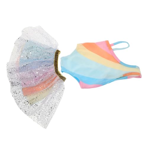 JUMPLAWN Puppenkleidung Ballett Tutu Für Puppen Glitzernder Tüll Rock Kleid Für Partys Verkleidung Und Tanzaufführungen JUMPLAWN Puppenkleidung Ballett Tutu Für Puppen Glitzernder Tüll Rock Kleid Für Partys Verkleidung Und Tanzaufführungen von JUMPLAWN