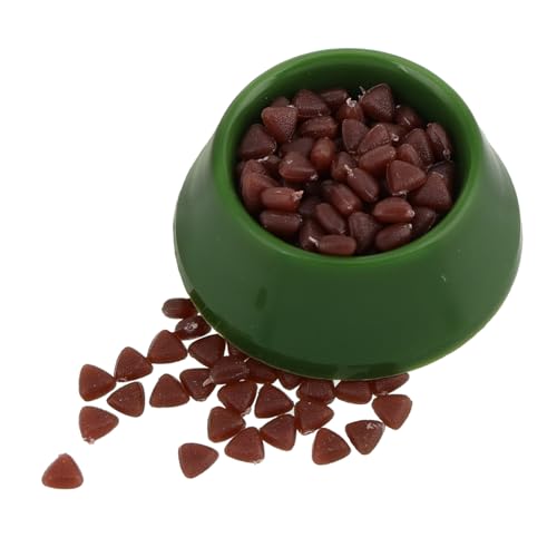 JUMPLAWN Realistische Miniatur -hundeschalen -puppenhauszubehör Erstellen Lebensechter Mini -küchenmodellspielzeug Und Puppenhausdekor Für Miniatur -haustierfutter Und Tat, Vor, Das Spiel von JUMPLAWN