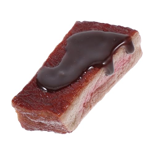 JUMPLAWN Realistisches Gefälschtes Steak mit Sauce Hochdetaillierte Dekoration für Marktausstellungen Puppenhauszubehör und Fotografie Requisiten Künstliches Rindfleisch für Küchen JUMPLAWN Realistisches Gefälschtes Steak mit Sauce Hochdetaillierte Dekoration für Marktausstellungen Puppenhauszubehör und Fotografie Requisiten Künstliches Rindfleisch für Küchen von JUMPLAWN