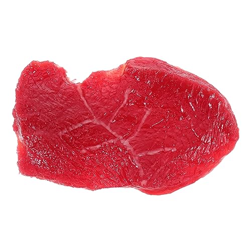 JUMPLAWN Realistisches Künstliches Steak Modell aus Sicherem Material Langlebige Fotografie Requisite und Dekoration für Restaurant und Zuhause von JUMPLAWN