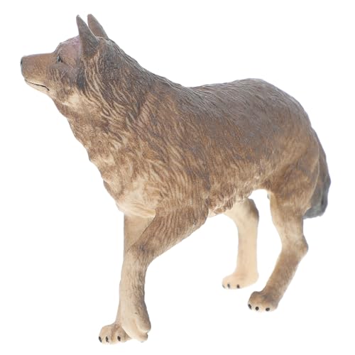 JUMPLAWN Realistisches Mini Wolf Modell aus Kunststoff Tischdekoration für Dekoratives Wolf Ornament Perfektes Lernspielzeug und Heimdekoration JUMPLAWN Realistisches Mini Wolf Modell aus Kunststoff Tischdekoration für Dekoratives Wolf Ornament Perfektes Lernspielzeug und Heimdekoration von JUMPLAWN