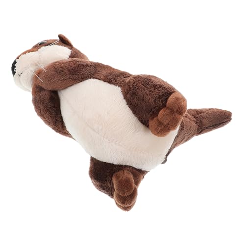 JUMPLAWN Realistisches Seeotter-plüschtier, Niedliches Ausgestopftes Meerestier, Lebensechte Otter-plüschpuppe, Bezaubernde Kuscheltiere, Plüschotter, Tiersofa-Dekoration von JUMPLAWN