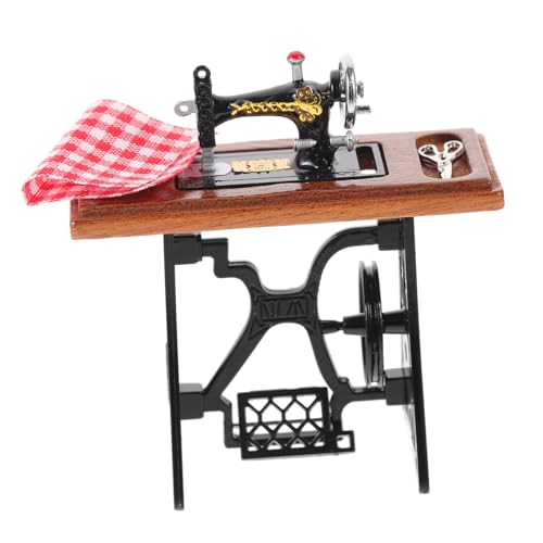 JUMPLAWN Nähmaschine Modell Für Puppenhaus Retro Deko Zubehör Für Miniatur Landschaften Und Inneneinrichtung Stabil Und Langlebig Für Kreative Projekte JUMPLAWN Nähmaschine Modell Für Puppenhaus Retro Deko Zubehör Für Miniatur Landschaften Und Inneneinrichtung Stabil Und Langlebig Für Kreative Projekte von JUMPLAWN